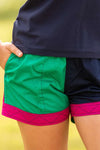 MaryG Classic Harlequin Panel Shorts