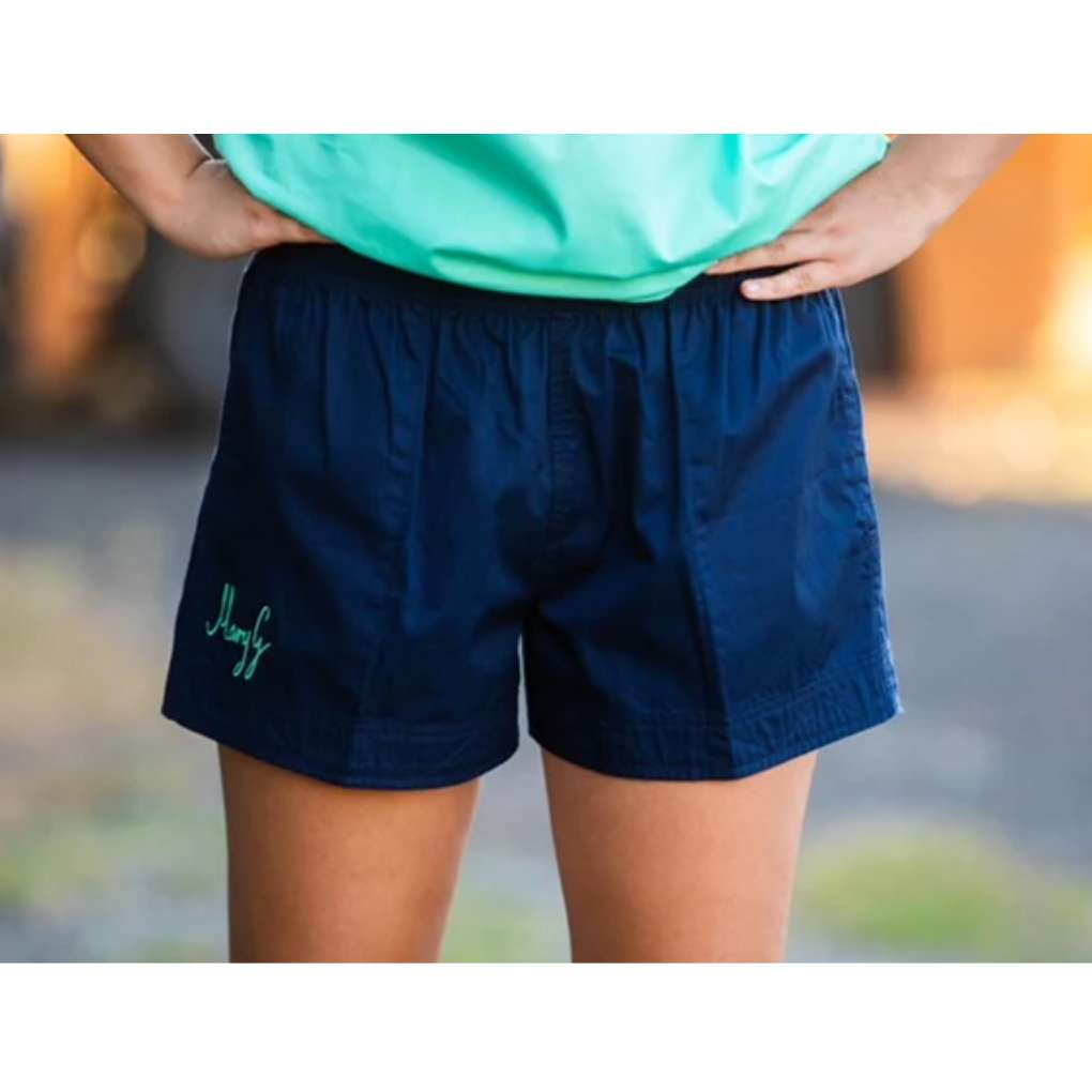 Mary G Old School French Navy Shorts