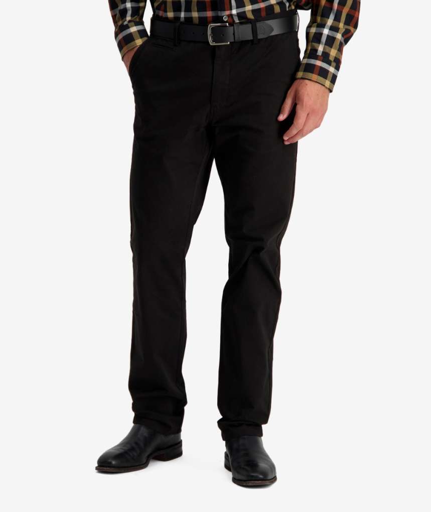 Swanndri Mens Millbrook Chino Black