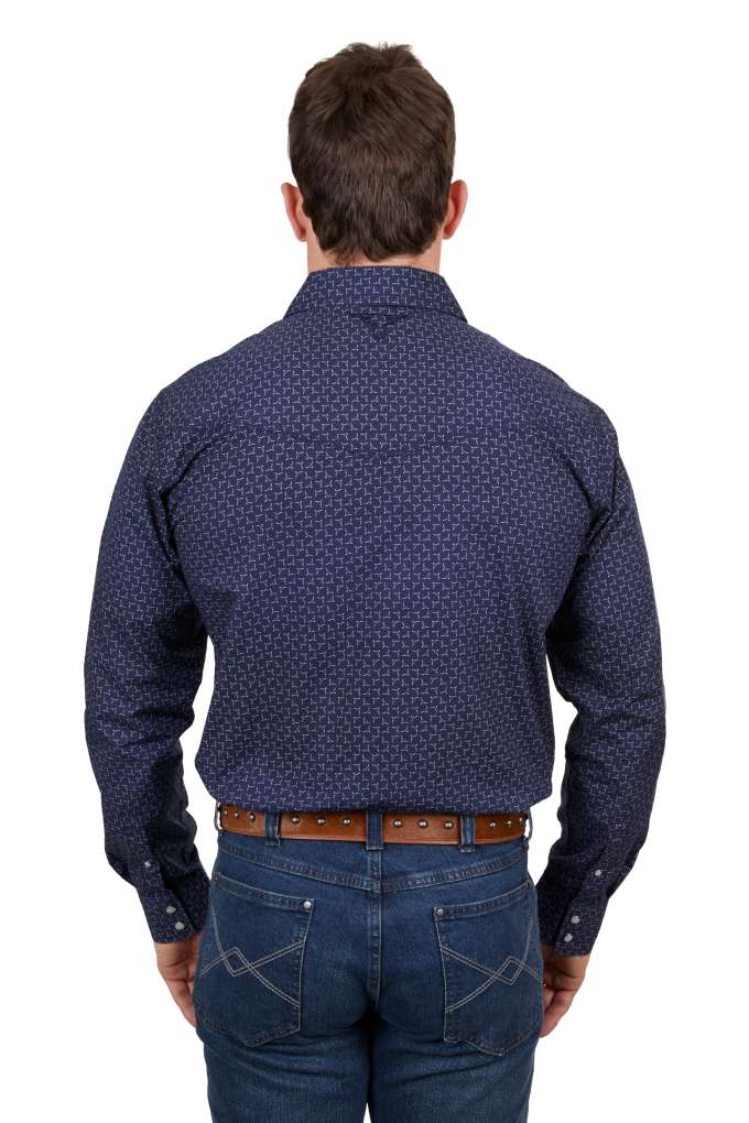 Pure Western Mens Jett Print Shirt