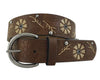 Roper Ladies Floral Embossed &amp; Embroidered Belt