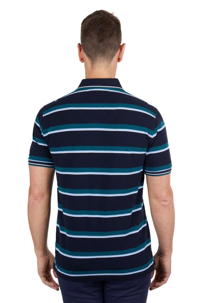 Thomas Cook Mens Nolan Tailored Striped Polo