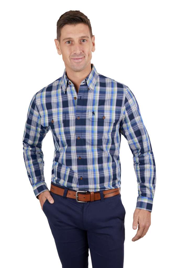 Thomas Cook Mens Sean Plaid Shirt