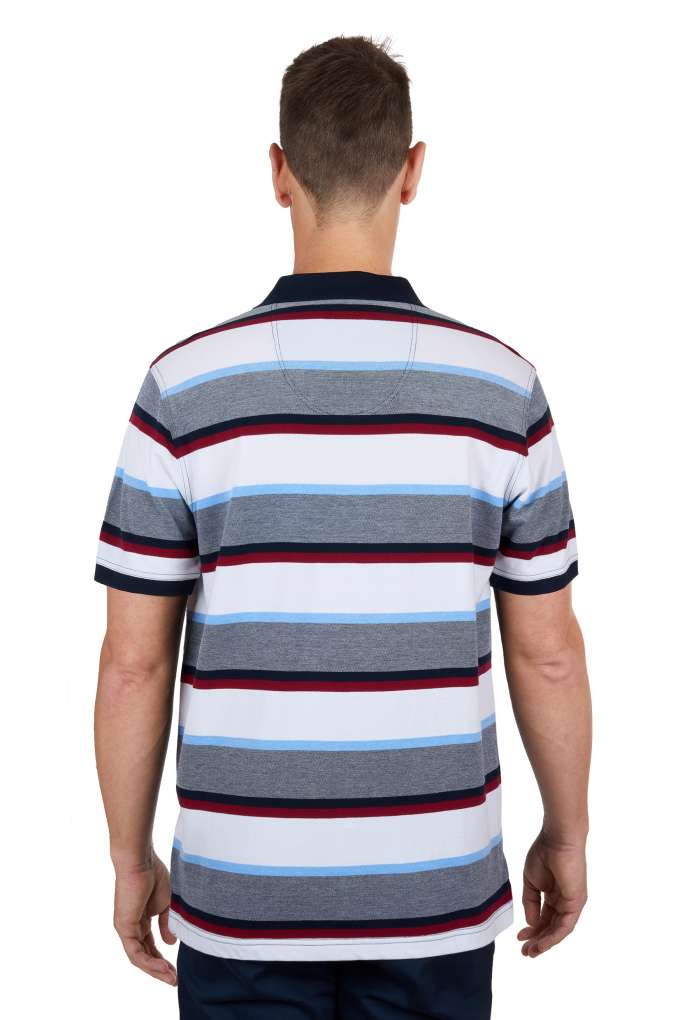 Thomas Cook Mens Will Striped Polo