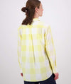 Swanndri Ladies Coromandel Check Shirt Lemon/white