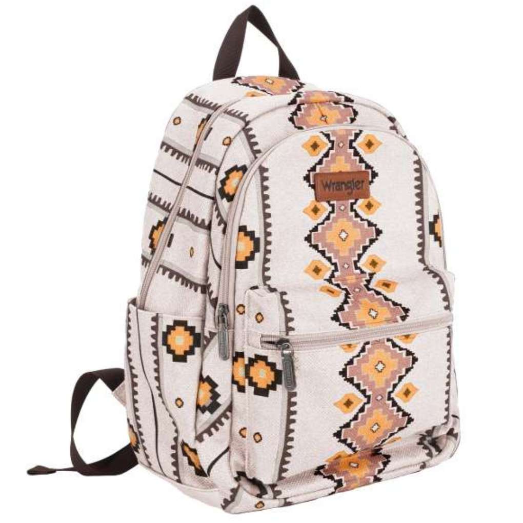 Wrangler Southwestern Canvas Backpack Natural