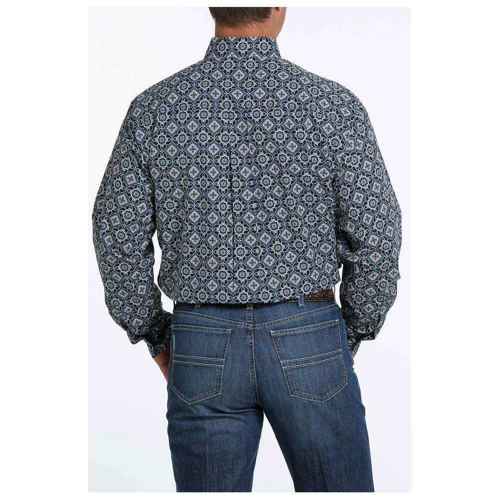 Cinch Mens Medallian Print Shirt